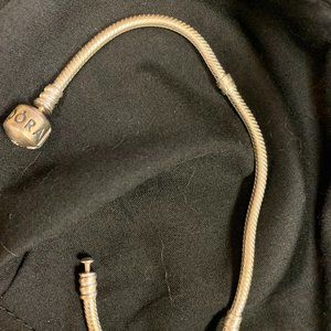 Pandora silver 8 inch charm bracelet